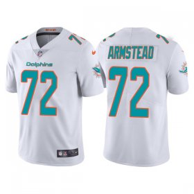 Wholesale Cheap Men\'s Miami Dolphins #72 Terron Armstead White Vapor Untouchable Limited Stitched Football Jersey