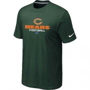 Wholesale Cheap Nike Chicago Bears Big & Tall Critical Victory NFL T-Shirt Dark Green
