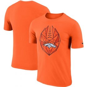 Wholesale Cheap Men\'s Denver Broncos Nike Orange Fan Gear Icon Performance T-Shirt