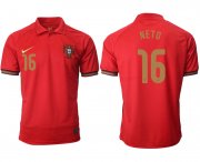 Wholesale Cheap Men 2021 Europe Portugal home AAA version 16 soccer jerseys