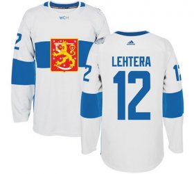 Wholesale Cheap Team Finland #12 Jori Lehtera White 2016 World Cup Stitched NHL Jersey