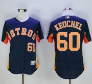 Wholesale Cheap Astros #60 Dallas Keuchel Navy Blue Flexbase Authentic Collection Stitched MLB Jersey
