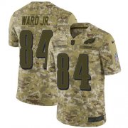 Wholesale Cheap Nike Eagles #84 Greg Ward Jr. Camo Men's Stitched NFL Limited 2018 Salute To Service Jersey