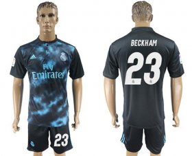 Wholesale Cheap Real Madrid #23 Beckham Away Soccer Club Jersey