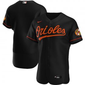 Wholesale Cheap Baltimore Orioles Men\'s Nike Black Alternate 2020 Authentic Official Team MLB Jersey