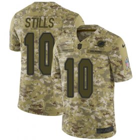 Wholesale Cheap Nike Dolphins #10 Kenny Stills Camo Men\'s Stitched NFL Limited 2018 Salute To Service Jersey