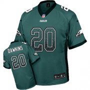 Wholesale Cheap Nike Eagles #20 Brian Dawkins Midnight Green Team Color Men's Stitched NFL Elite Drift Fashion Jersey