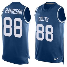 Wholesale Cheap Nike Colts #88 Marvin Harrison Royal Blue Team Color Men\'s Stitched NFL Limited Tank Top Jersey