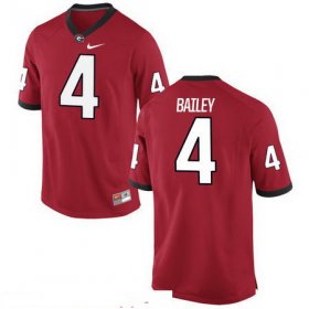 Wholesale Cheap Men\'s Georgia Bulldogs #4 Champ Bailey Red Stitched College Football 2016 Nike NCAA Jersey