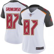 Wholesale Cheap Nike Buccaneers #87 Rob Gronkowski White Women's Stitched NFL Vapor Untouchable Limited Jersey