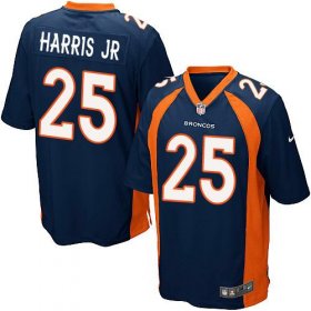 Wholesale Cheap Nike Broncos #25 Chris Harris Jr Blue Alternate Youth Stitched NFL New Elite Jersey