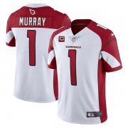Wholesale Cheap Men's Arizona Cardinals 2022 #1 Kyler Murray White With 3-star C Patch Vapor Untouchable Limited Stitched NFL Jersey