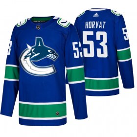 Wholesale Cheap Men\'s Vancouver Canucks #53 Bo Horvat Adidas Blue 2019-20 Home Authentic NHL Jersey