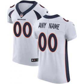 Wholesale Cheap Nike Denver Broncos Customized White Stitched Vapor Untouchable Elite Men\'s NFL Jersey