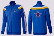 Wholesale Cheap NFL Dallas Cowboys Team Logo Jacket Blue_1