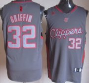 Wholesale Cheap Los Angeles Clippers #32 Blake Griffin Gray Shadow Jersey