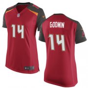 Wholesale Cheap Nike Buccaneers #14 Chris Godwin Red Team Color Women's Stitched NFL New Elite Jersey