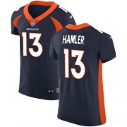 Wholesale Cheap Nike Broncos #13 KJ Hamler Navy Blue Alternate Men's Stitched NFL New Elite Jersey