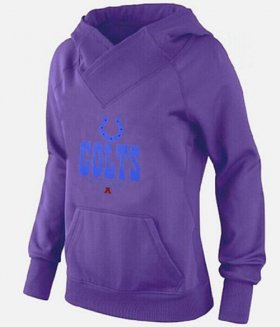 Wholesale Cheap Women\'s Indianapolis Colts Big & Tall Critical Victory Pullover Hoodie Purple