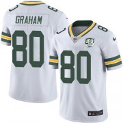 Wholesale Cheap Nike Packers #80 Jimmy Graham White Men's 100th Season Stitched NFL Vapor Untouchable Limited Jersey