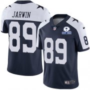 Wholesale Cheap Nike Cowboys #89 Blake Jarwin Navy Blue Thanksgiving Men's Stitched With Established In 1960 Patch NFL Vapor Untouchable Limited Throwback Jersey
