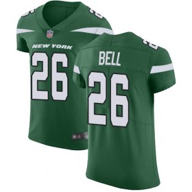 Wholesale Cheap Nike Jets #26 Le\'Veon Bell Green Team Color Men\'s Stitched NFL Vapor Untouchable Elite Jersey