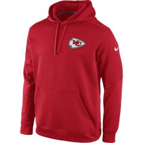Wholesale Cheap Kansas City Chiefs Nike KO Chain Fleece Pullover Performance Hoodie Red