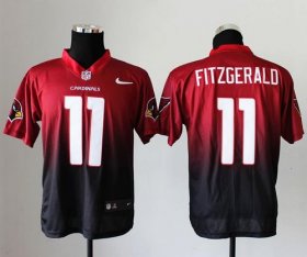 Wholesale Cheap Nike Cardinals #11 Larry Fitzgerald Red/Black Men\'s Stitched NFL Elite Fadeaway Fashion Jersey