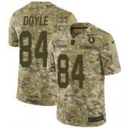 Wholesale Cheap Nike Colts #84 Jack Doyle Camo Men's Stitched NFL Limited 2018 Salute To Service Jersey