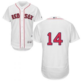 Wholesale Cheap Red Sox #14 Jim Rice White Flexbase Authentic Collection Stitched MLB Jersey