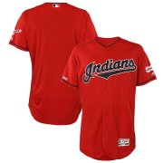 Wholesale Cheap Cleveland Indians Blank Majestic Alternate 2019 All-Star Game Patch Flex Base Team Jersey Scarlet