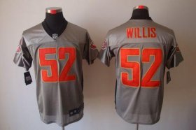 Wholesale Cheap Nike 49ers #52 Patrick Willis Grey Shadow Men\'s Stitched NFL Elite Jersey