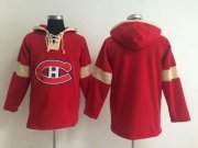 Wholesale Cheap Montreal Canadiens Blank Red Pullover NHL Hoodie