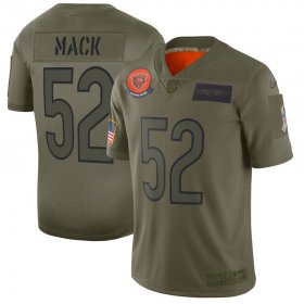 Wholesale Cheap Nike Bears #52 Khalil Mack Camo Men\'s Stitched NFL Limited 2019 Salute To Service Jersey