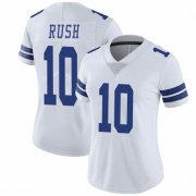 Wholesale Cheap Women's Dallas Cowboys #10 Cooper Rush White Vapor Untouchable Limited Stitched Jersey