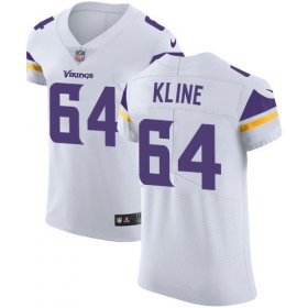 Wholesale Cheap Nike Vikings #64 Josh Kline White Men\'s Stitched NFL Vapor Untouchable Elite Jersey