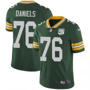 Wholesale Cheap Nike Packers #76 Mike Daniels Green Team Color Men's 100th Season Stitched NFL Vapor Untouchable Limited Jersey