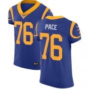 Wholesale Cheap Nike Rams #76 Orlando Pace Royal Blue Alternate Men's Stitched NFL Vapor Untouchable Elite Jersey