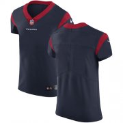 Wholesale Cheap Nike Texans Blank Navy Blue Team Color Men's Stitched NFL Vapor Untouchable Elite Jersey