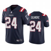 Wholesale Cheap New England Patriots #24 Stephon Gilmore Men's Nike Navy 2020 Vapor Limited Jersey