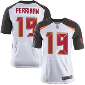 Wholesale Cheap Nike Buccaneers #19 Breshad Perriman White Men\'s Stitched NFL New Elite Jersey