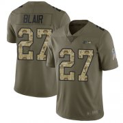 Wholesale Cheap Nike Seahawks #27 Marquise Blair Olive/Camo Men's Stitched NFL Limited 2017 Salute To Service Jersey