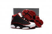 Wholesale Cheap Kids' Air Jordan 13 Retro Shoes Black/White-red