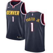 Wholesale Cheap Nike Denver Nuggets #1 Michael Porter Jr. Navy NBA Swingman Icon Edition Jersey