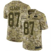 Wholesale Cheap Nike 49ers #87 Dwight Clark Camo Men's Stitched NFL Limited 2018 Salute To Service Jersey