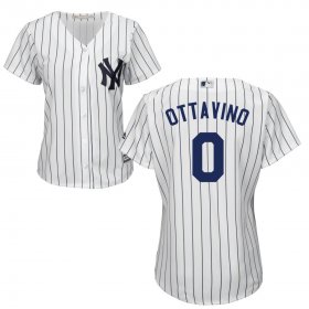 Wholesale Cheap Yankees #0 Adam Ottavino White Women\'s Cool Base Stitched MLB Jersey