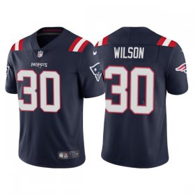 Wholesale Cheap Men\'s New England Patriots #30 Mack Wilson Navy Vapor Untouchable Limited Stitched Jersey