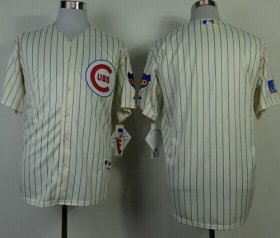 Wholesale Cheap Cubs Blank Cream 1969 Turn Back The Clock Stitched MLB Jersey