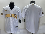 Wholesale Cheap Men's San Diego Padres Blank White 2022 All-Star Cool Base Stitched Baseball Jersey