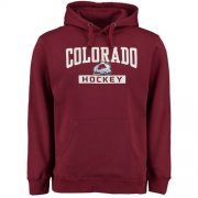 Wholesale Cheap Colorado Avalanche Rinkside City Pride Pullover Hoodie Burgundy